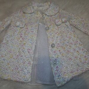 Nannette Baby dress and coat 0-3mo